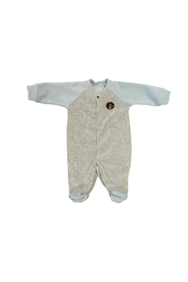 Picture of Bebepan 4385 GREY Baby Overalls