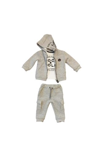 Picture of Bebepan 4386 LIGHT GREY Boy Sports Pants