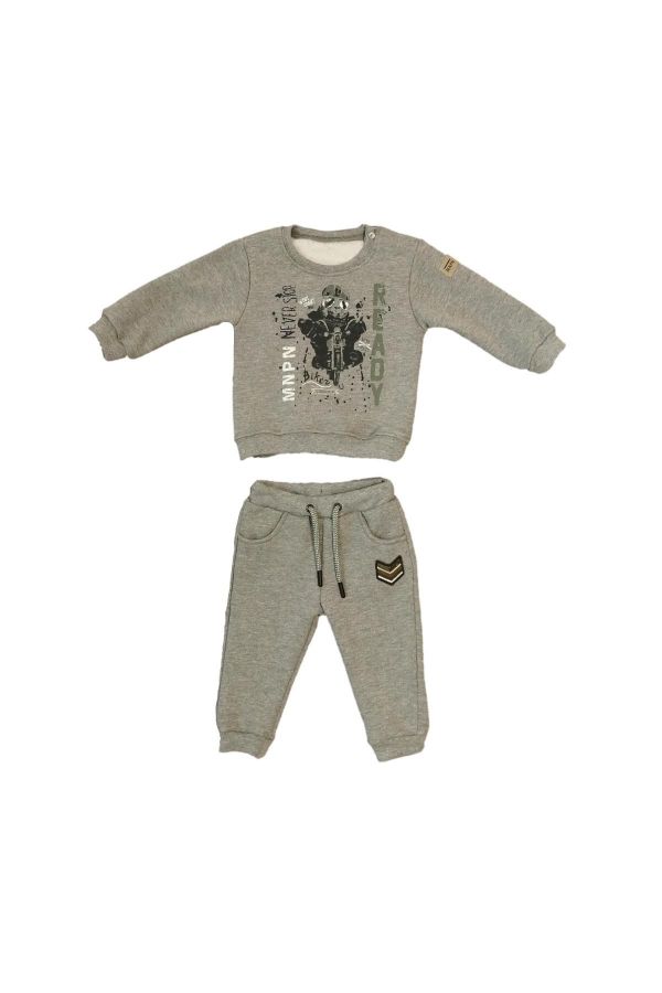 Picture of Bebepan 4428 LIGHT GREY Boy Sports Pants