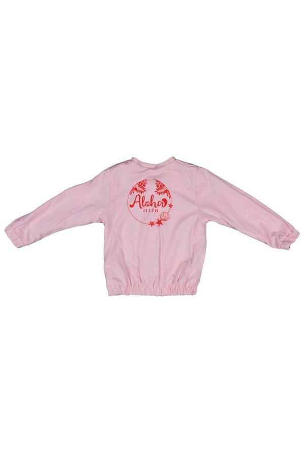 Picture of Bebepan 3997 POMEGRANATE FLOWER Girl Cardigan