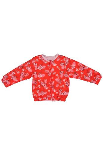 Picture of Bebepan 3997 POMEGRANATE FLOWER Girl Cardigan