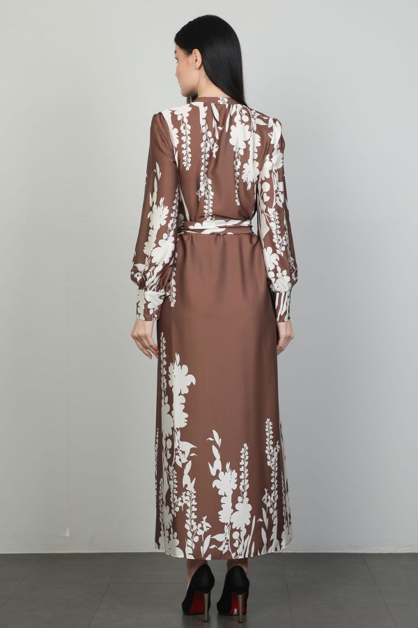 Picture of Green World 8330 BROWN Women Dress