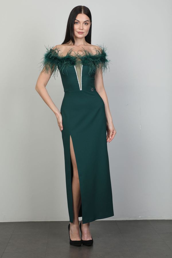 Picture of Green World 8474 GREEN Women Dress