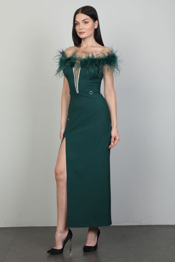 Picture of Green World 8474 GREEN Women Dress