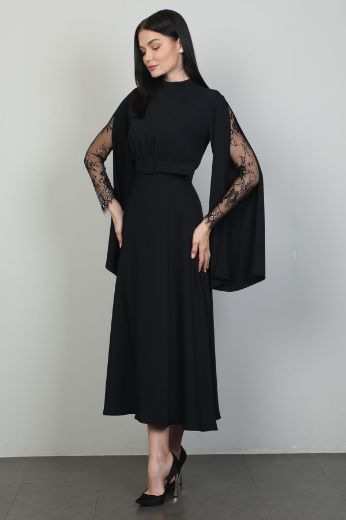 Picture of Green World 8481 BLACK Women Dress