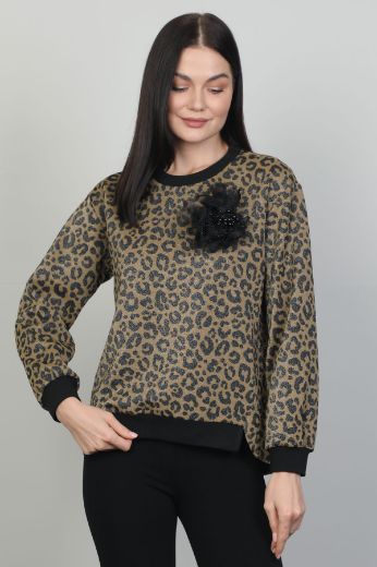 Picture of Seul 53148 LIGHT BROWN Women Blouse