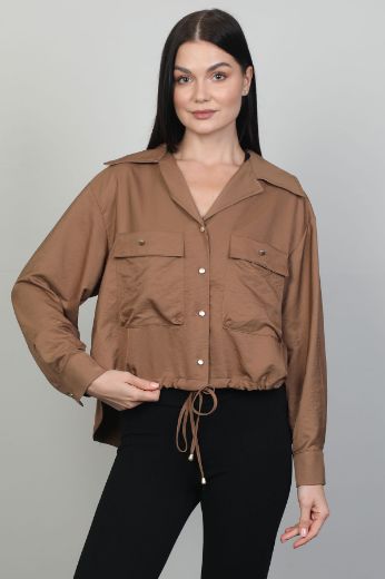 Picture of Seul 53130 BROWN Women Blouse