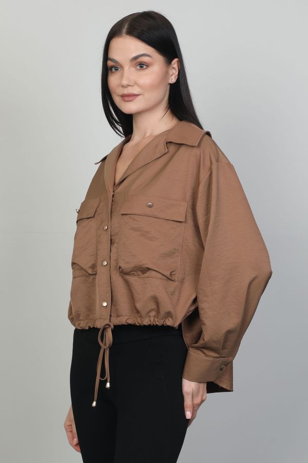 Picture of Seul 53130 BROWN Women Blouse