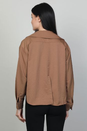 Picture of Seul 53130 BROWN Women Blouse