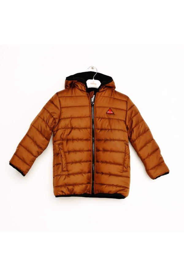 Picture of Nanica 323500 BROWN Boy Puffer Coat