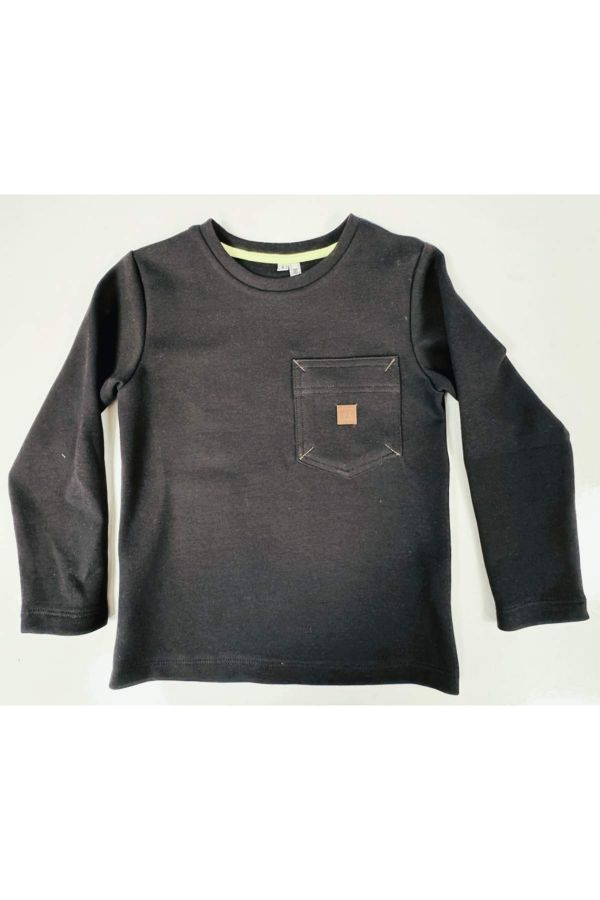 Picture of Nanica 324306 BLACK Boy Sweatshirt