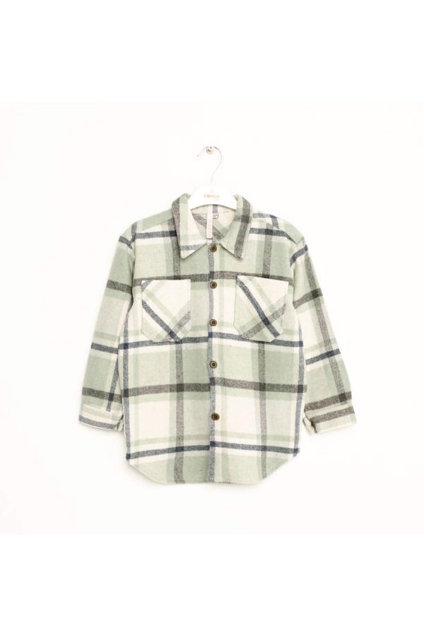 Picture of Nanica 423101 ALMOND GREEN Girl Shirt