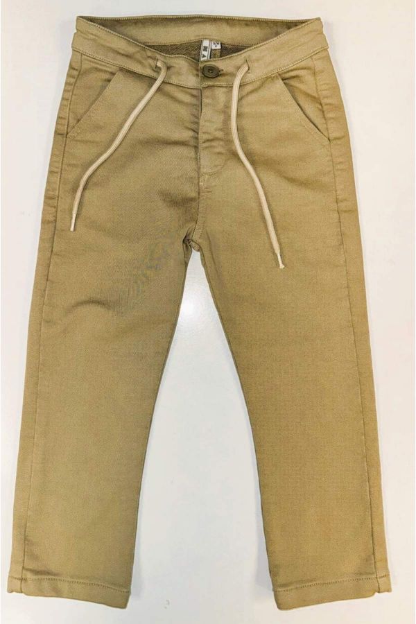 Picture of Nanica 324214 DARK BEIGE BOYS TROUSERS