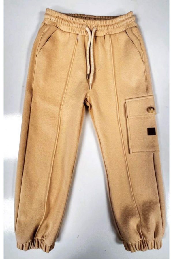 Picture of Nanica 324209 BEIGE BOYS TROUSERS