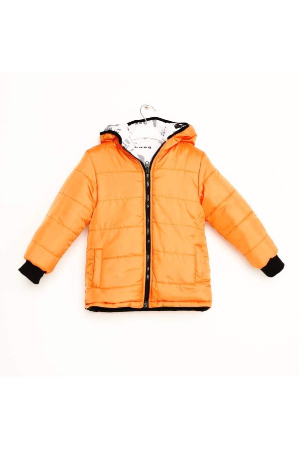 Picture of Nanica 323510 WHITE Boy Puffer Coat