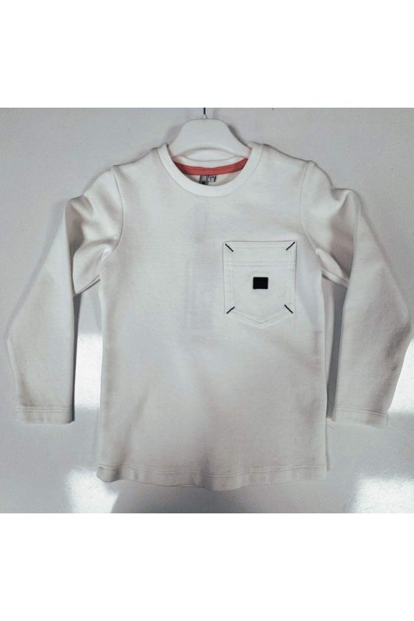 Picture of Nanica 324306 ECRU Boy Sweatshirt