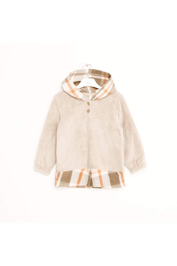 Picture of Nanica 423303 BEIGE Girl Sweatshirt