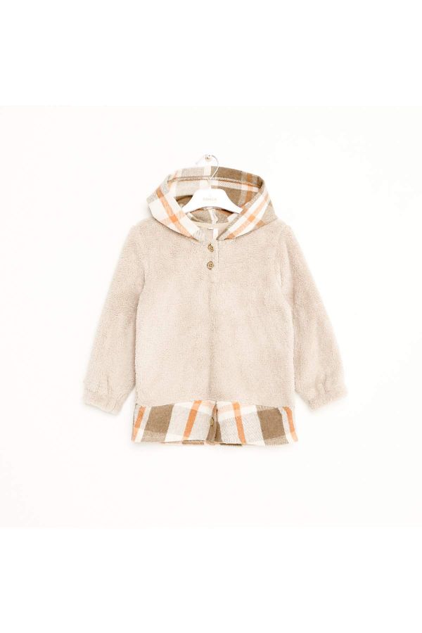 Picture of Nanica 423302 BEIGE Girl Sweatshirt