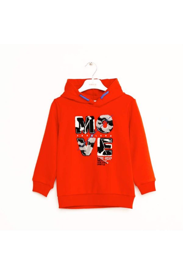 Picture of Nanica 323311 ORANGE Boy Sweatshirt