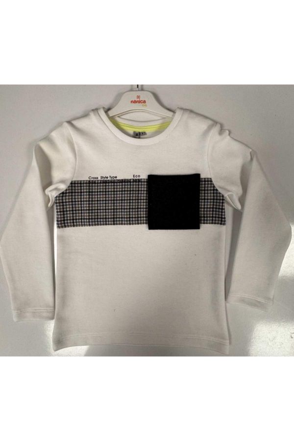 Picture of Nanica 324320 IVORY Boy Sweatshirt