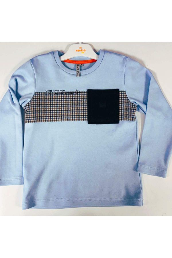 Picture of Nanica 324320 BLUE Boy Sweatshirt