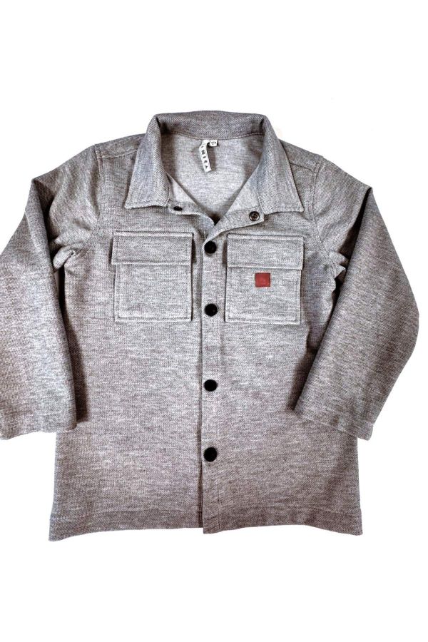 Picture of Nanica 324119 LIGHT GREY Boy Shirt