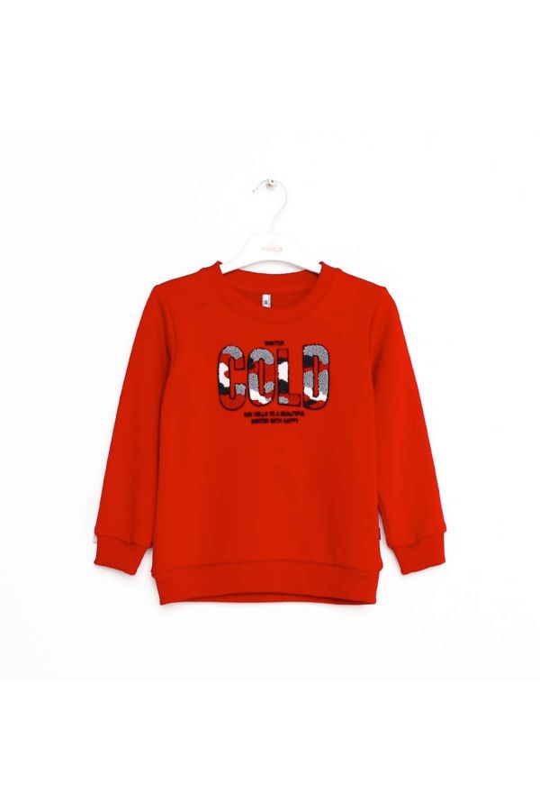 Picture of Nanica 323308 RED Boy Sweatshirt