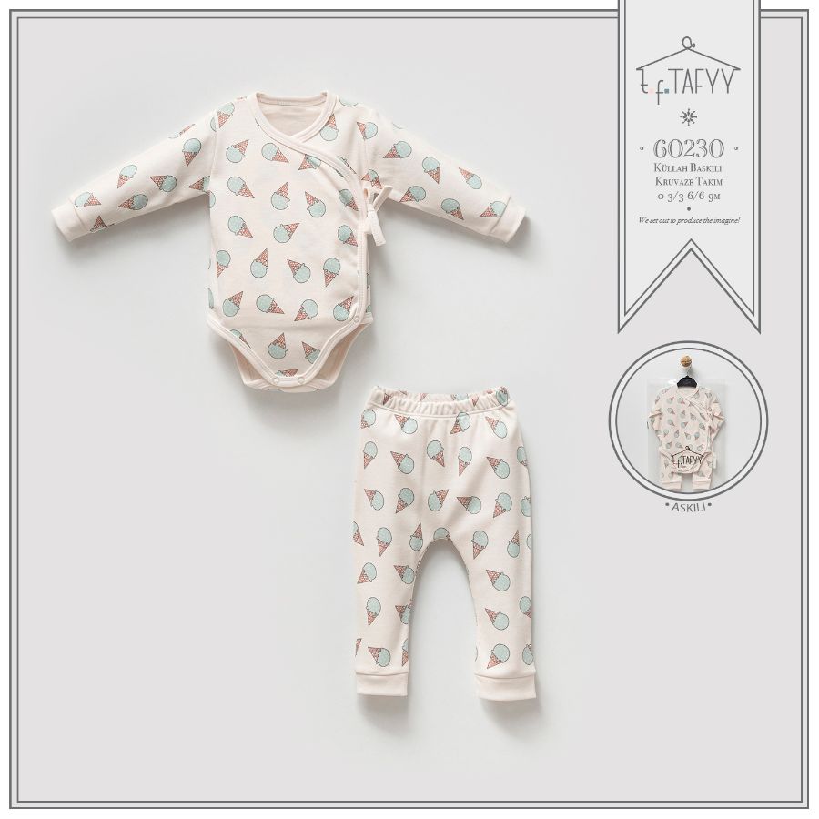 Изображение TAFYY BABY 60230 ЭКРЮ Детксий костюм для младенцев