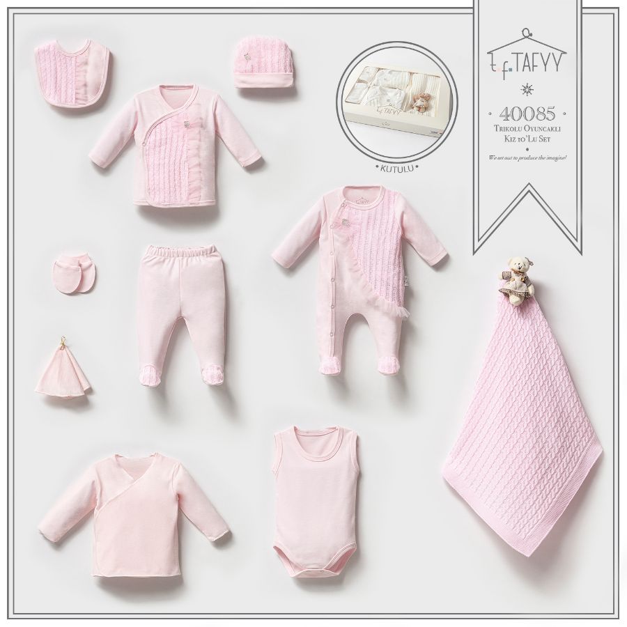 Изображение TAFYY BABY 40085 РОЗОВЫЙ Костюм младенца