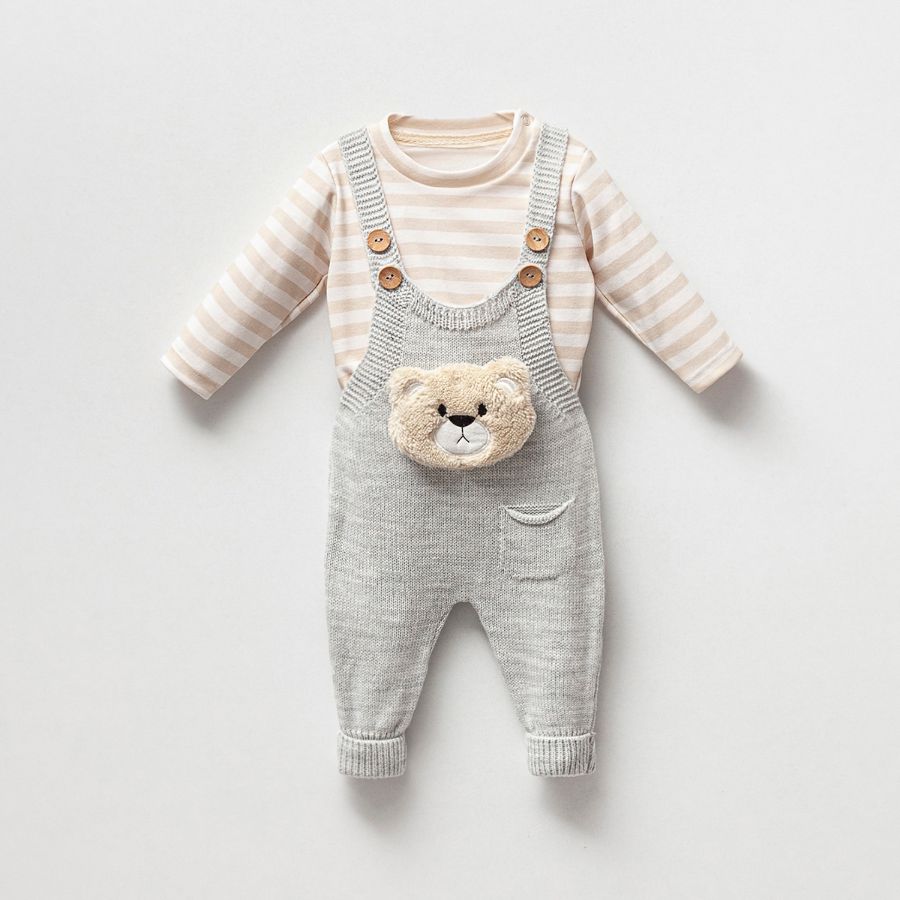 Picture of TAFYY BABY 50668 GREY Overalls