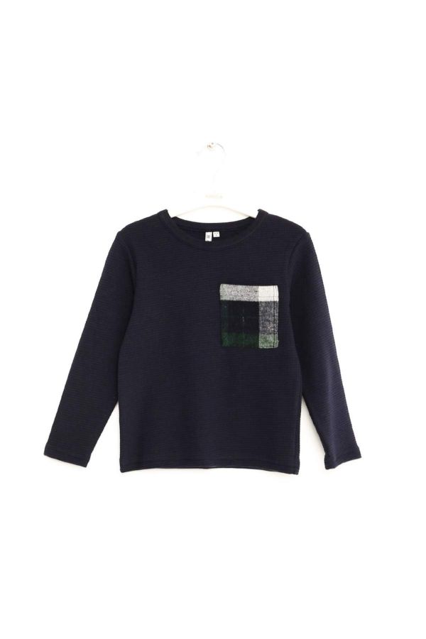 Picture of Nanica 323319 NAVY BLUE Boy Sweatshirt