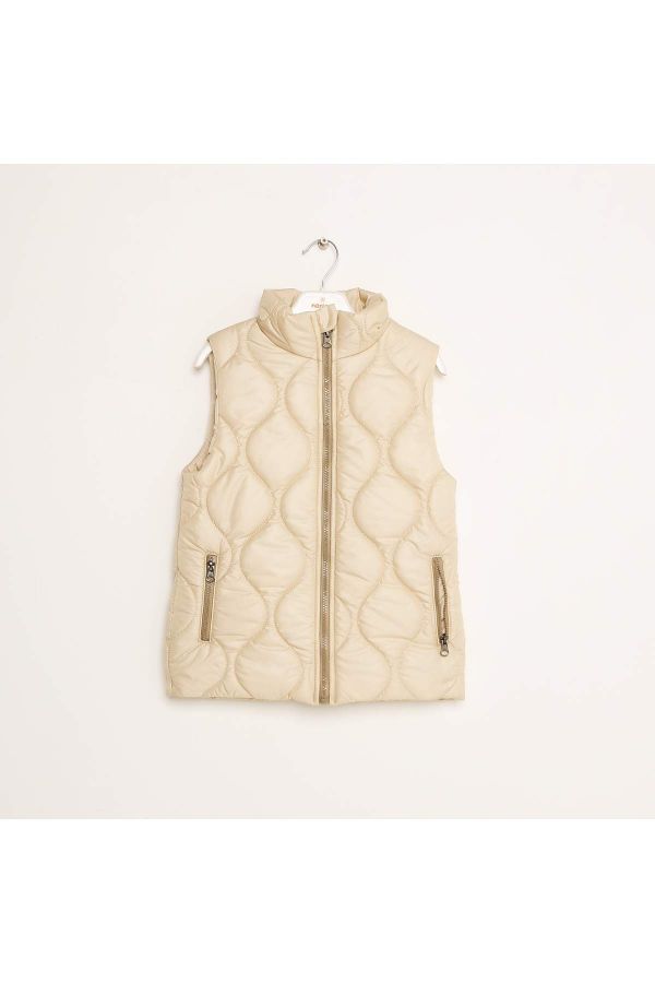 Picture of Nanica 423506 BEIGE Girl Vest