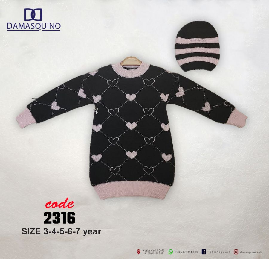 Top Kids 2316 STANDART Kız Çocuk Elbise resmi