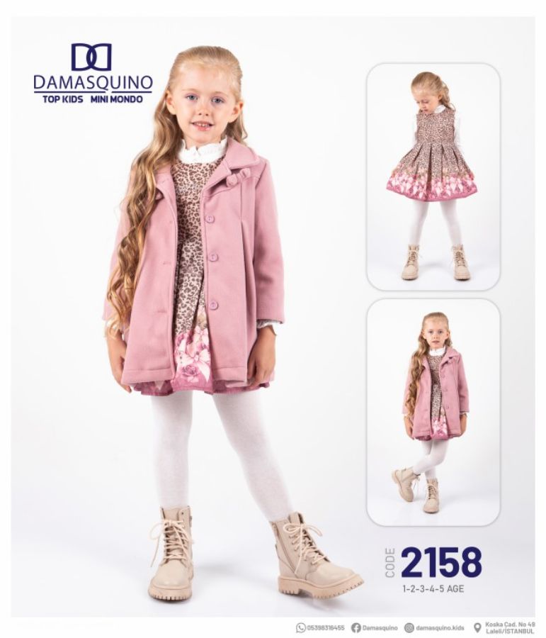 Top Kids 2158 STANDART Kız Çocuk Elbise resmi