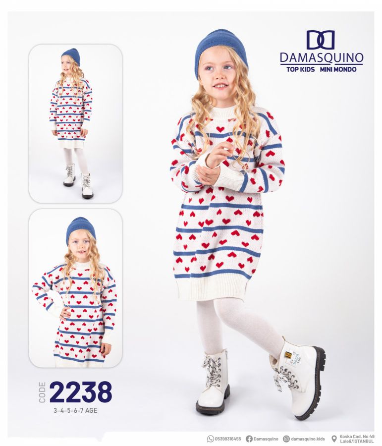 Top Kids 2238 STANDART Kız Çocuk Elbise resmi