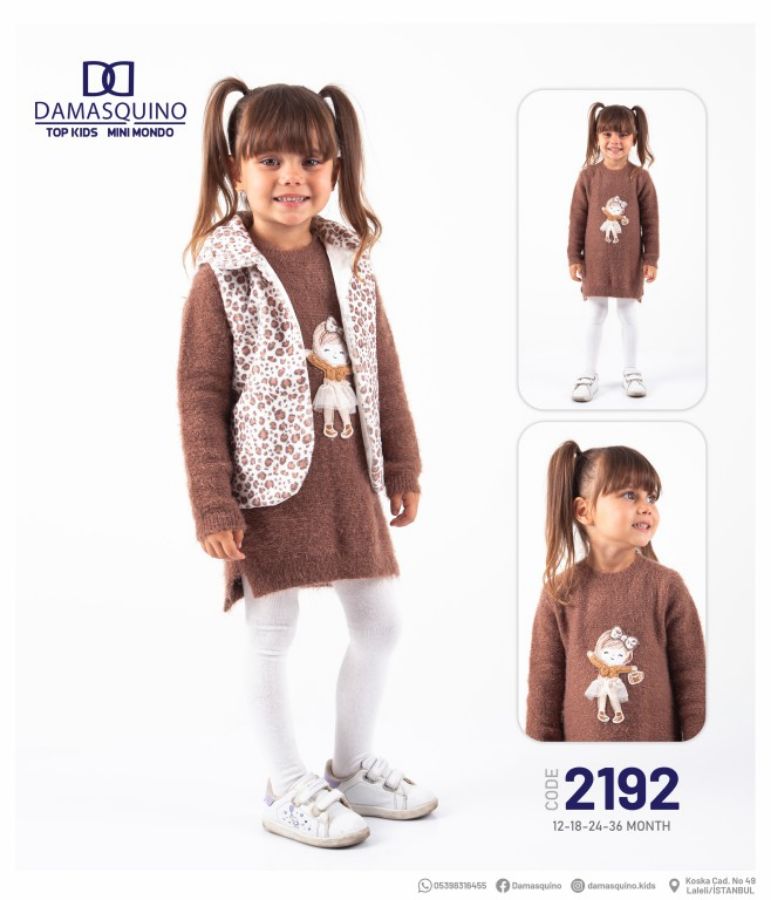 Top Kids 2192 STANDART Kız Çocuk Elbise resmi