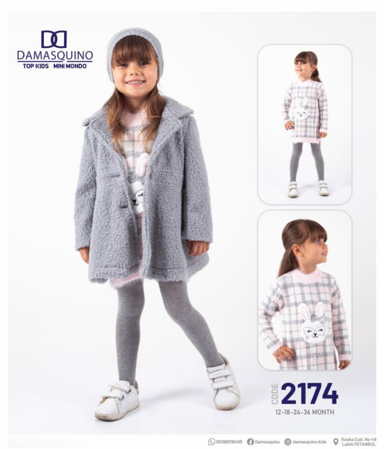 Top Kids 2174 STANDART Kız Çocuk Elbise resmi