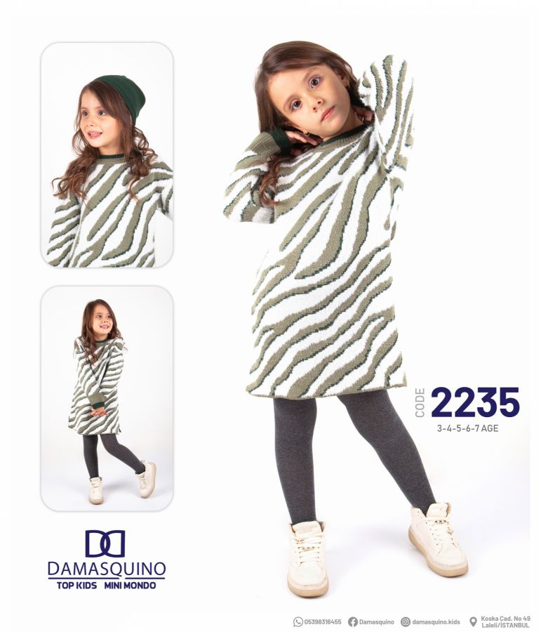 Top Kids 2235 STANDART Kız Çocuk Elbise resmi