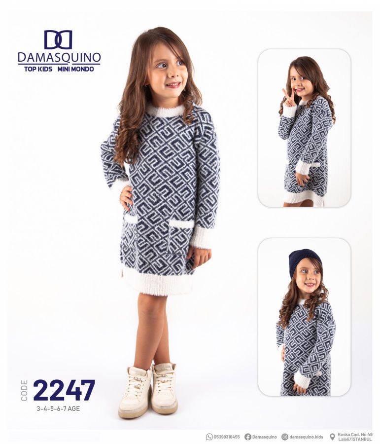 Top Kids 2247 STANDART Kız Çocuk Elbise resmi