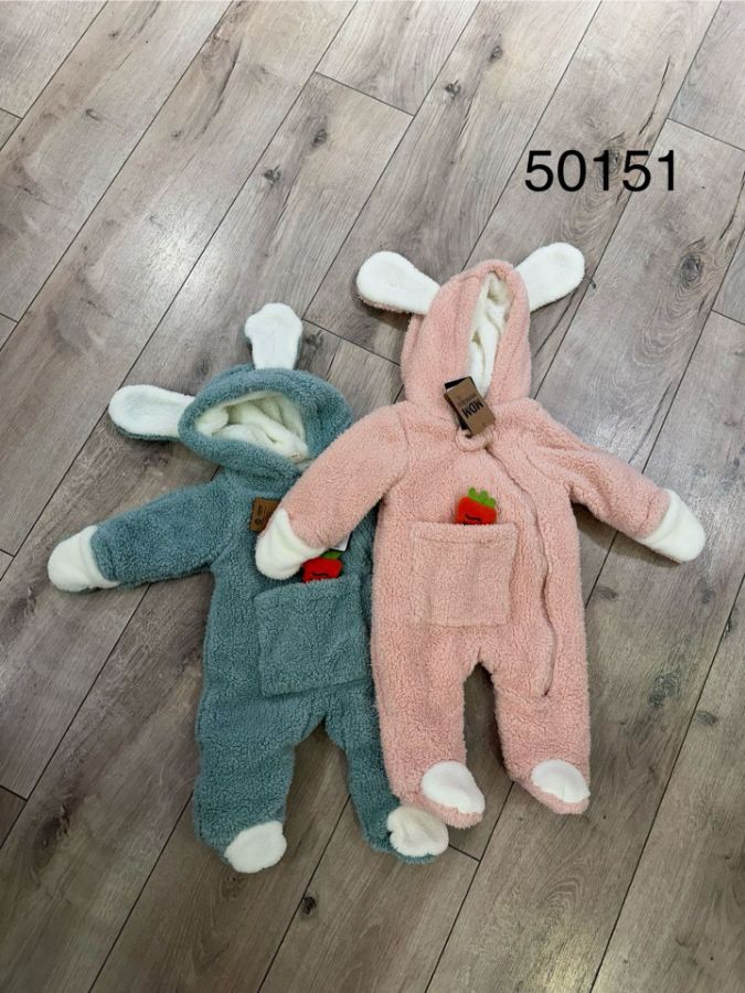 Picture of Midimod M50151 PINK Girl Overalls