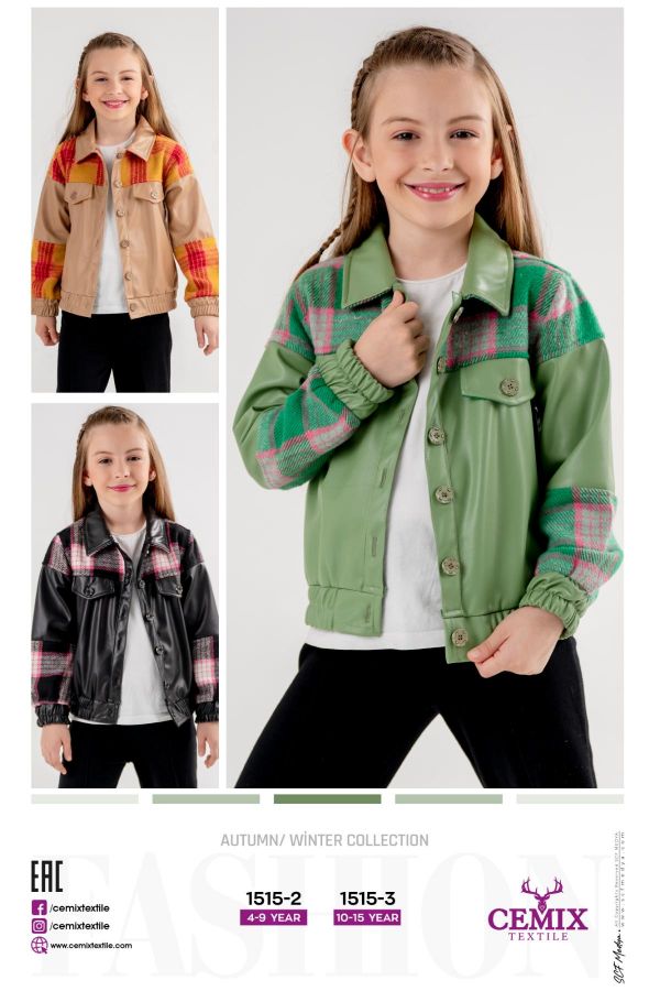 Picture of Cemix 1515-2 BLACK Girl Jacket