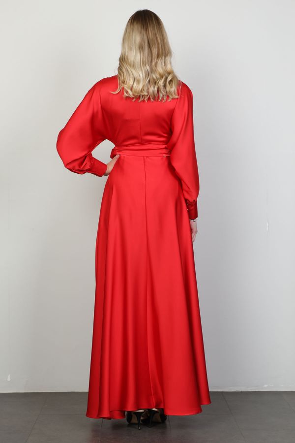 Picture of Green World 8459 RED Women Dress