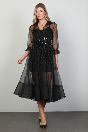 Picture of Green World 8212 BLACK Women Dress