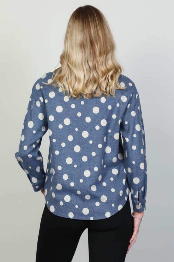 Picture of Seul 52775 NAVY BLUE Women Shirt