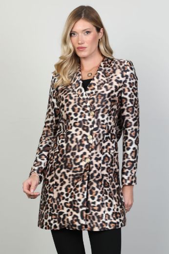 Picture of Fimore 5728-18 LEOPARD Women Jacket