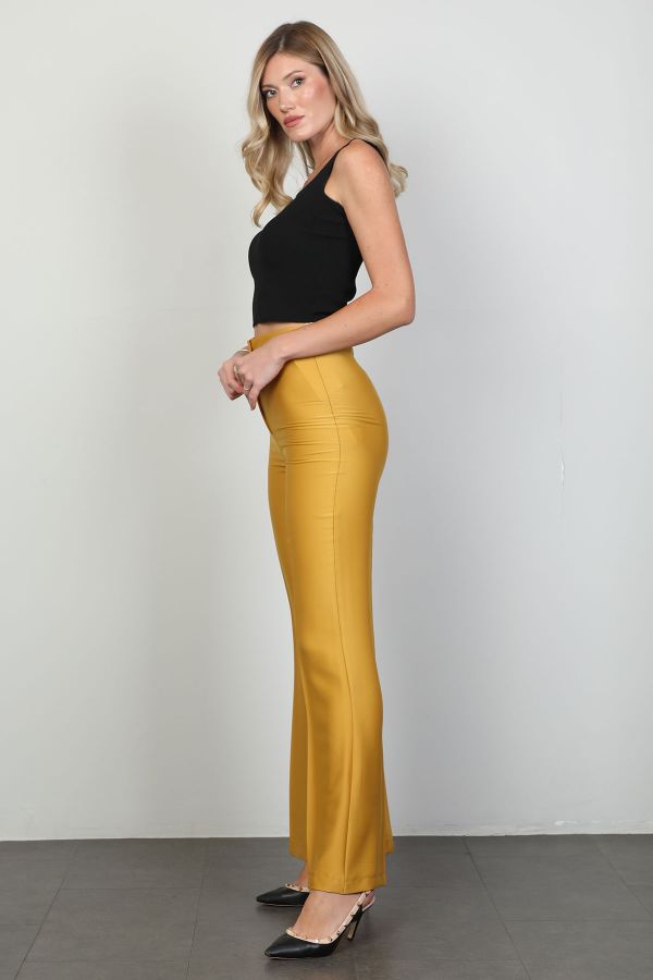 Picture of Fimore 01291-18 YELLOW Women's Trousers