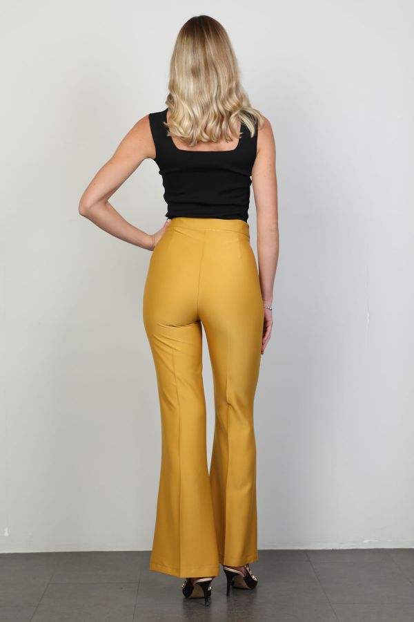 Picture of Fimore 01291-18 YELLOW Women's Trousers