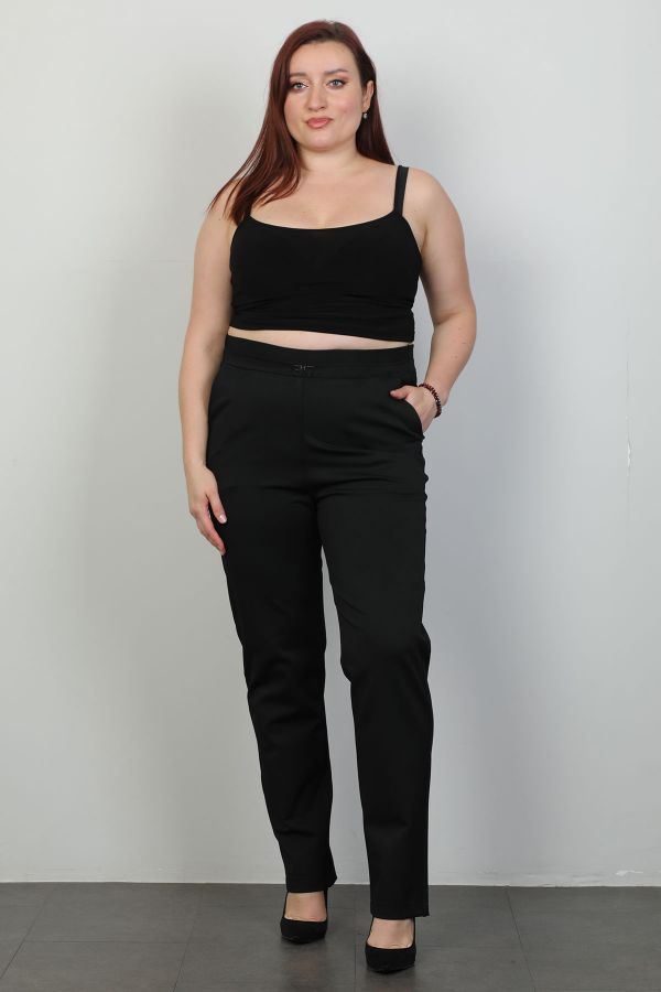 Picture of Extenzi 1450xl BLACK Plus Size Women Pants 