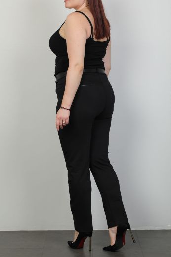 Picture of Extenzi 1194xl BLACK Plus Size Women Pants 