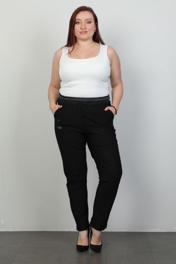 Picture of Extenzi 1375xl BLACK Plus Size Women Pants 